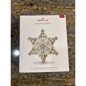 Hallmark Keepsake 2018 All I Want For Christmas Is You Mariah Carey Ornament